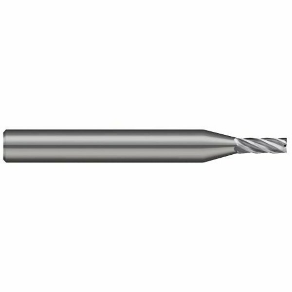Harvey Tool 0.0930 in. 3/32 Cutter dia x 0.1400 in. 9/64 Length of Cut Carbide Square End Mill, 5 Flutes 739493